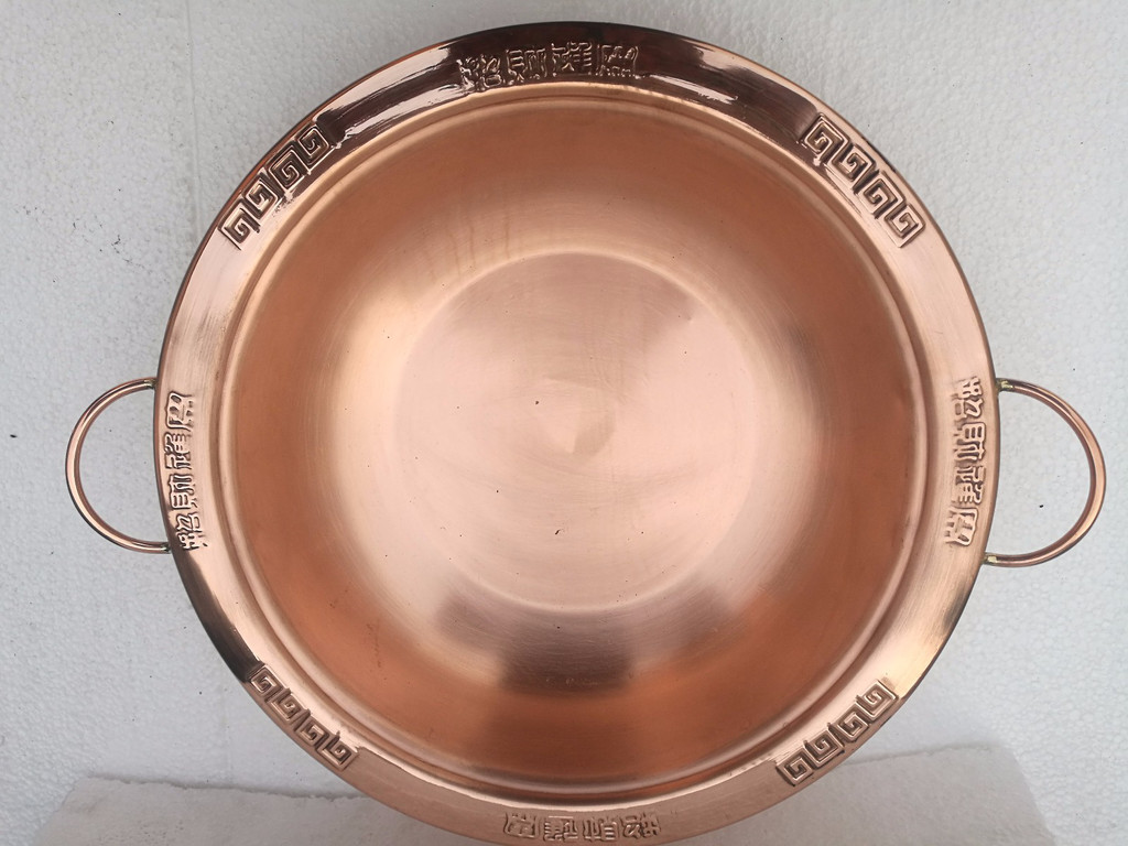 纯铜手工锤点壶 沏茶壶 纯铜茶具